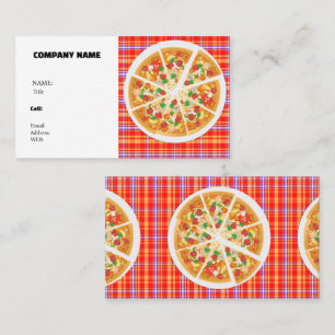 CARTE DE VISITE MODÈLE BASIQUE PIZZA
