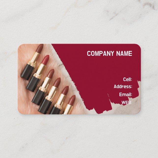 CARTE DE VISITE MODÈLE DE BASE (Devant)