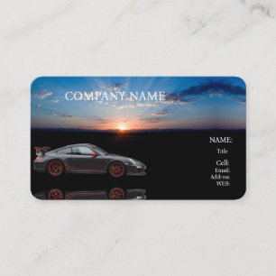 CARTE DE VISITE MODÈLE DE BASE VENTE DE VOITURES