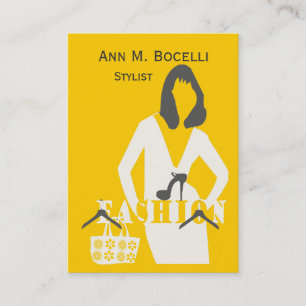 Carte De Visite Modèle de couture de professionnel de couturier de