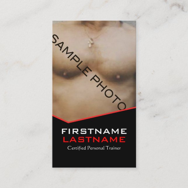 Carte de visite Modèle de formation personnel cert (Devant)