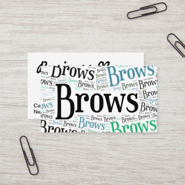 Carte De Visite Modèle de l'artiste de ligne modifiable (Devant/Arrière en situation)