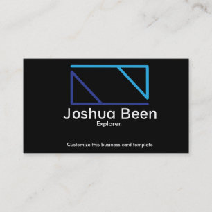 Carte de visite Modèle de logo ordinaire