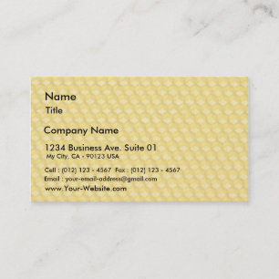 Carte De Visite Modèle de nid d'abeilles pour que les abeilles