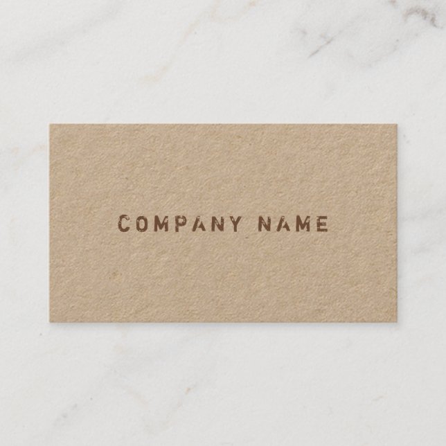 Carte De Visite Modèle d'Elegant Modern Distressed Text Company (Devant)