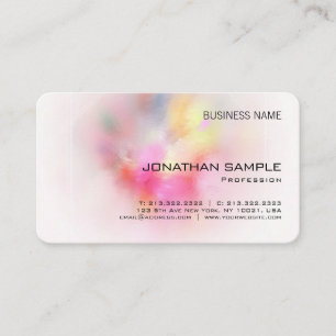 Carte De Visite Modèle d'entreprise élégant Abstrait personnalisé