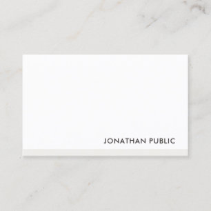 Carte De Visite Modèle élégant minimaliste moderne professionnel