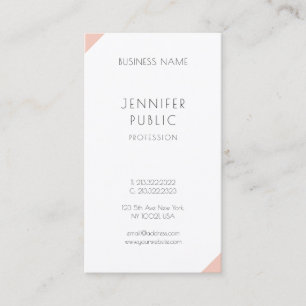 Carte De Visite Modèle élégant moderne minimaliste professionnel