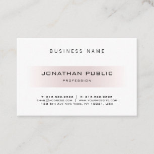Carte De Visite Modèle élégant professionnel minimaliste modern