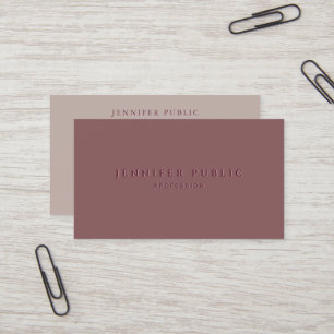 Carte De Visite Modèle élégant professionnel personnalisé simple l