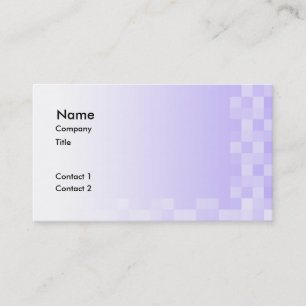 Carte De Visite Modèle lilas de carrés pourpres et blancs