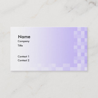 Carte De Visite Modèle lilas de carrés pourpres et blancs