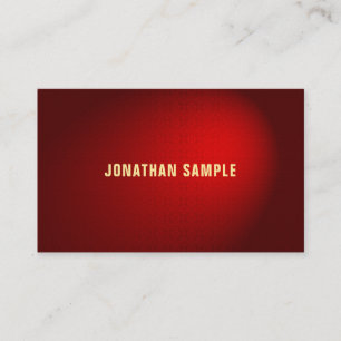 Carte De Visite Modèle luxueux damassé noir élégant rouge