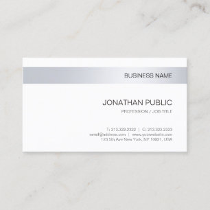 Carte De Visite Modèle minimaliste de l'élégante entreprise mod