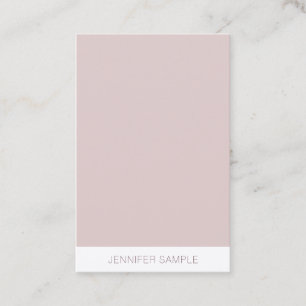 Carte De Visite Modèle minimaliste moderne de finition de soie Pr