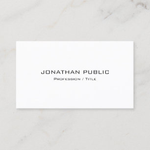 Carte De Visite Modèle minimaliste moderne professionnel semi-bril