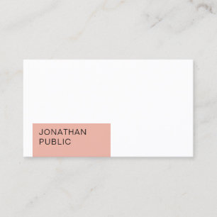 Carte De Visite Modèle minimaliste moderne tendance