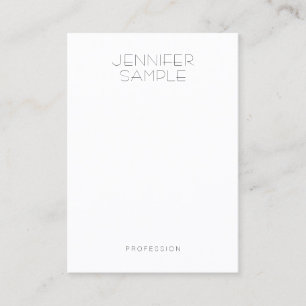 Carte De Visite Modèle moderne minimaliste professionnel élégan