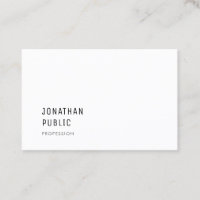 Modèle professionnel minimaliste moderne