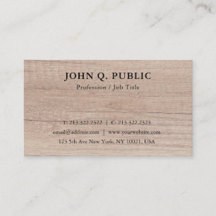 Carte De Visite Modèle professionnel simple et élégant