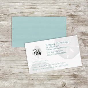 Carte De Visite Modèle simple de base professionnel Ajoutez votre