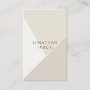 Carte De Visite Modèle simple et tendance minimaliste moderne élég