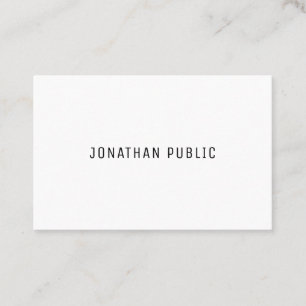 Carte De Visite Modèle simple minimaliste élégant professionnel
