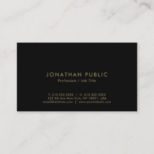Carte De Visite Modèle simple moderne élégant tendance Entreprise