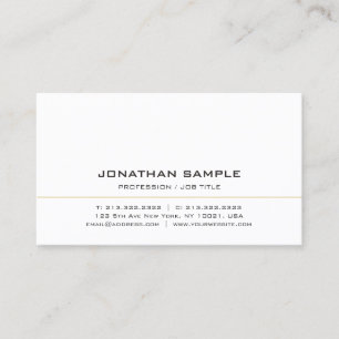 Carte De Visite Modèle simple professionnel moderne élégant