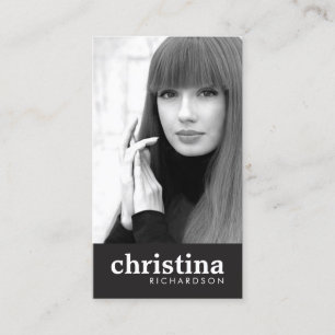 Carte De Visite Modèles et Headshot moderne II d'acteurs