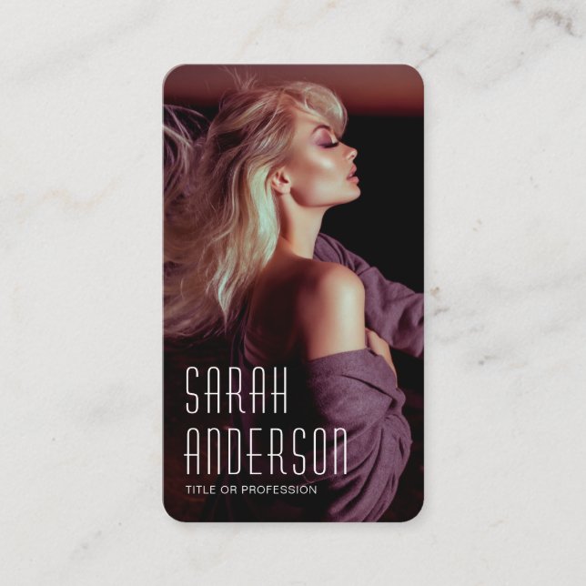 Carte De Visite Modèles tendance danseurs actrice photographe phot (Devant)