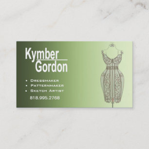 Carte De Visite "Modeleur Seamtress du mannequin II de couturière"