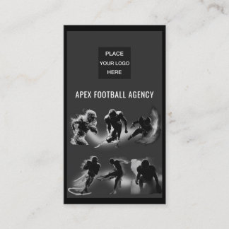 Carte De Visite Modern American Football Sports Management
