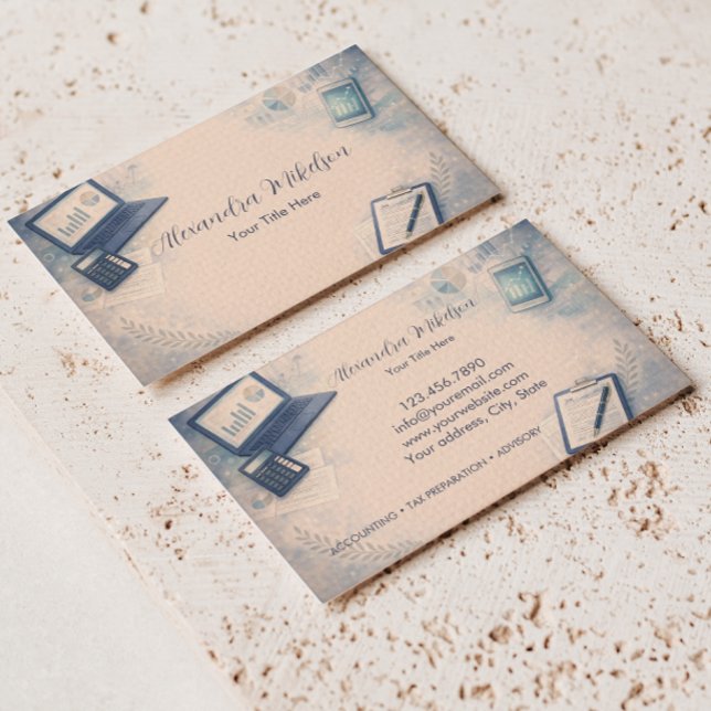 Carte De Visite Modern CPA Office Branding (Créateur téléchargé)