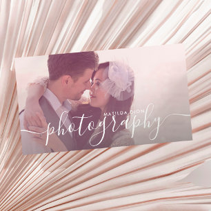 Carte De Visite Modern elegant minimal & simple photography