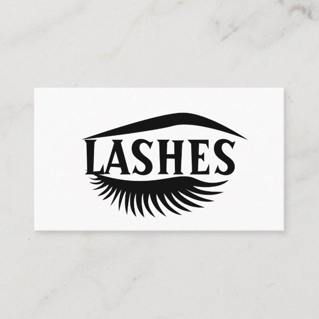 Carte de visite Modern Lashes & Brows (Devant)