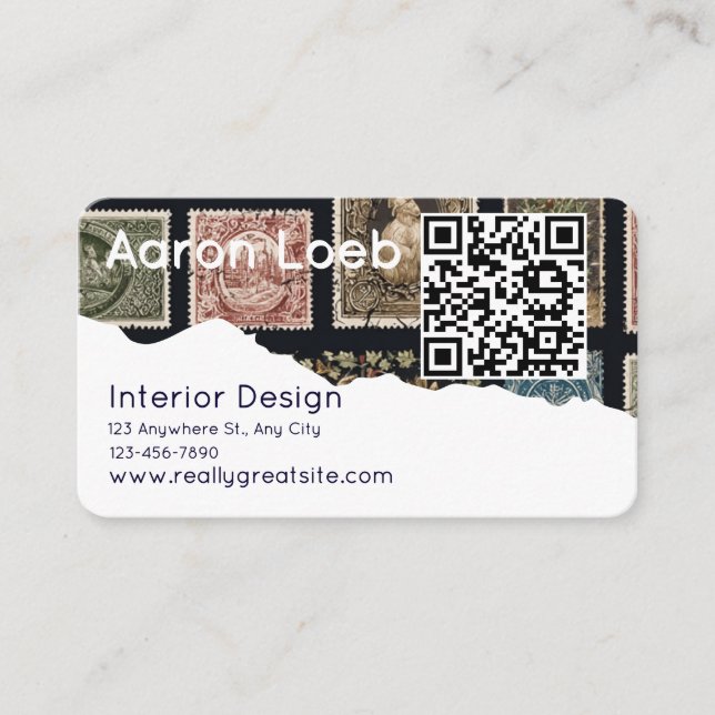 Carte De Visite Modern Minimalist Professional Business Card (Devant)