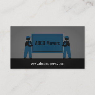 Carte De Visite Modern Mover Moving Services Logistics Company
