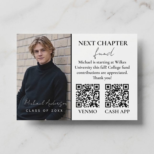 Carte De Visite Modern Photo Graduation Announcement Card (#graduation #announcementphoto #graduation #cardmodern #graduationminimal #graduation #cardsenior )