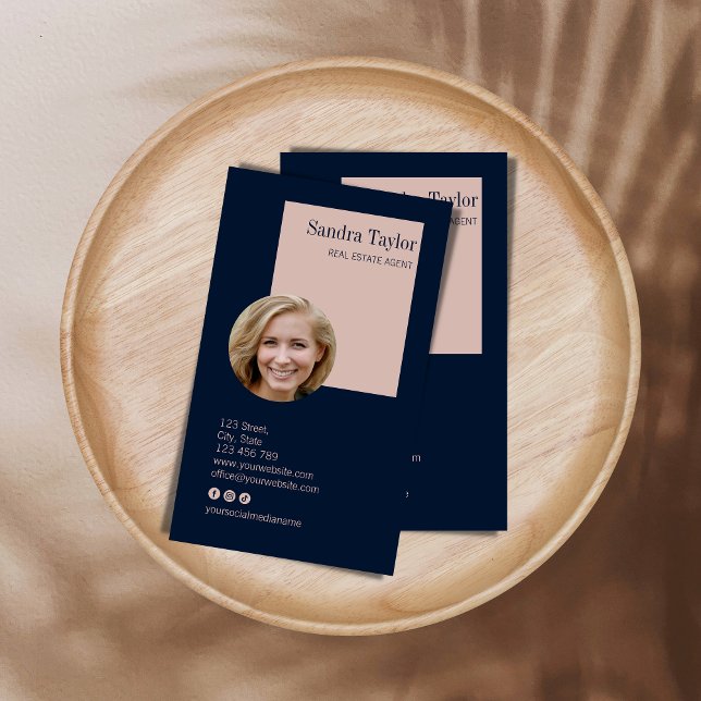 Carte De Visite Modern Professional Ajouter Votre Logo Immobilier (Créateur téléchargé)