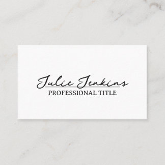 Carte De Visite Modern & Professional Business Card