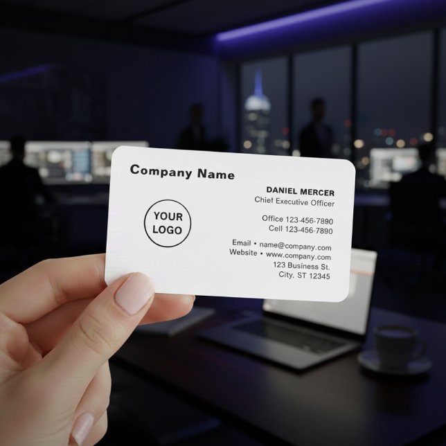 Carte De Visite Modern Professional Logo Design (Créateur téléchargé)