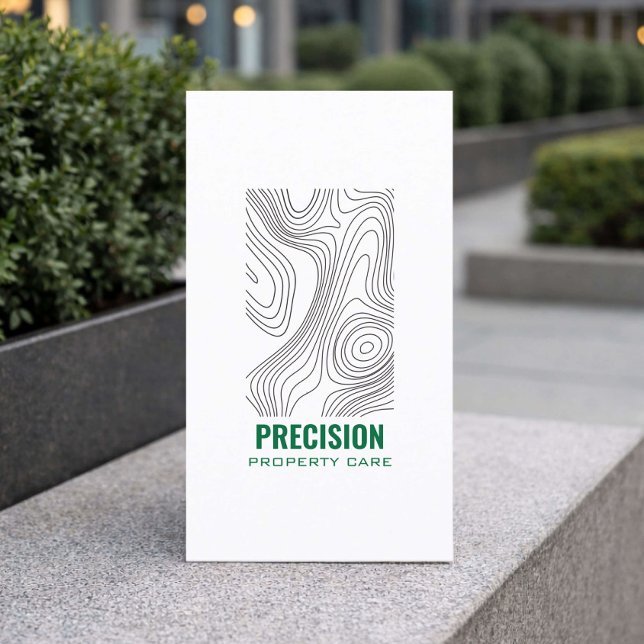 Carte De Visite Modern Property Maintenance & Groundskeeping (Créateur téléchargé)
