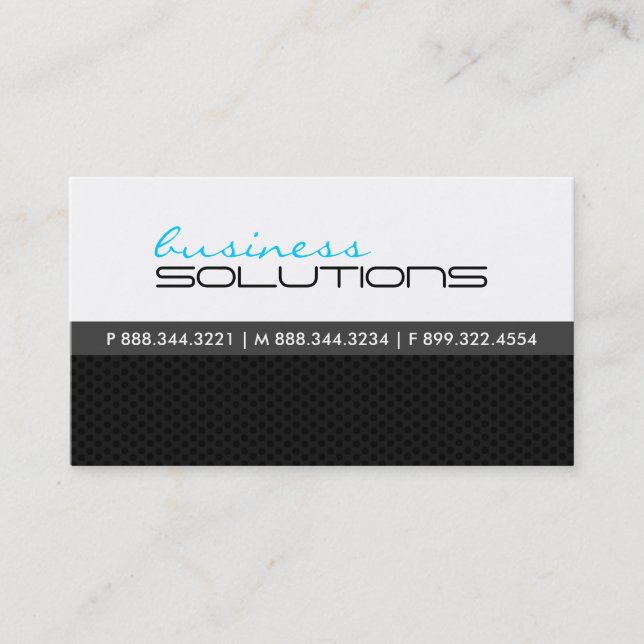 Carte de visite moderne (Devant)