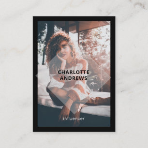 Carte de visite moderne