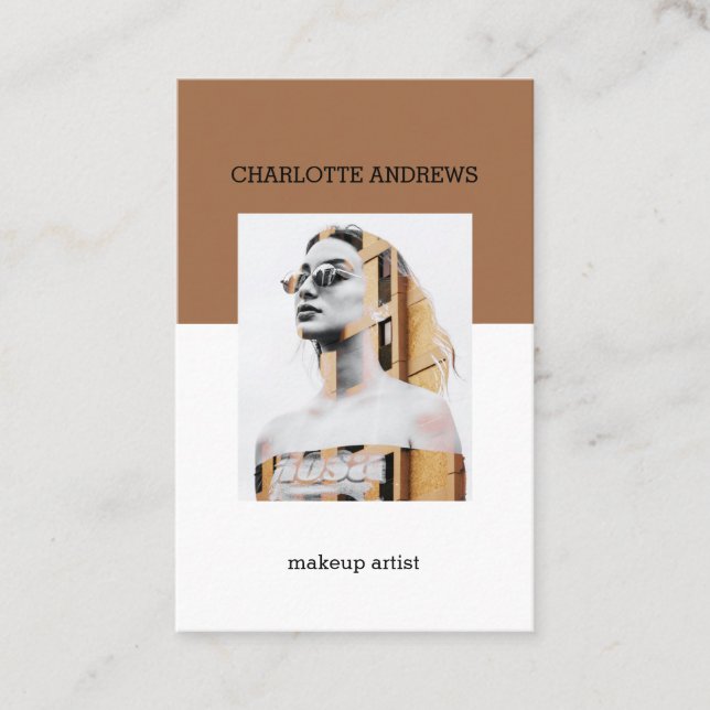 Carte de visite moderne (Devant)