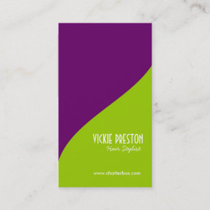 Carte de visite moderne