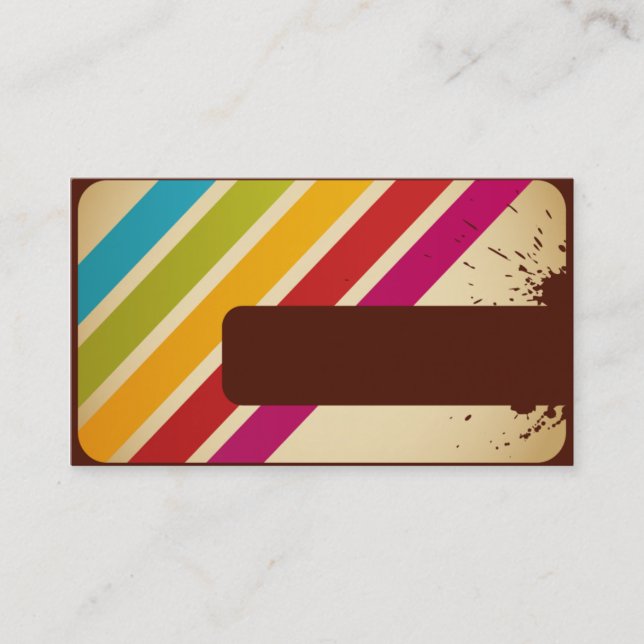 carte de visite moderne (Devant)