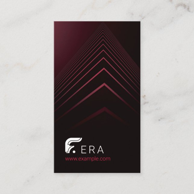 Carte de visite moderne (Devant)