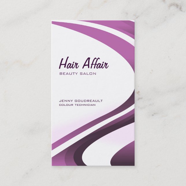 Carte de visite moderne (Devant)